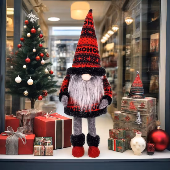 ヨーロッパ生地クリスマス装飾シッターニットノーム